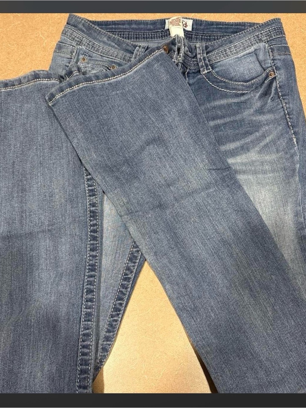 Mudd Straight Leg Jeans in Light Blue Wash